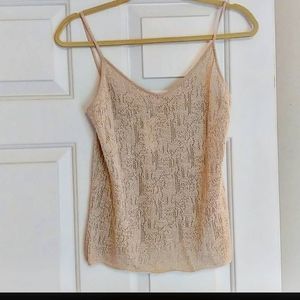NWT Oscar De La Renta Cashmere Silk Cami